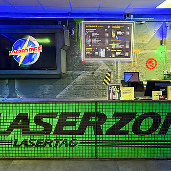 Tresen beim Lasertag