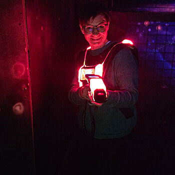 Ausbildungsleiterin Christina Morbitzer beim Lastertag