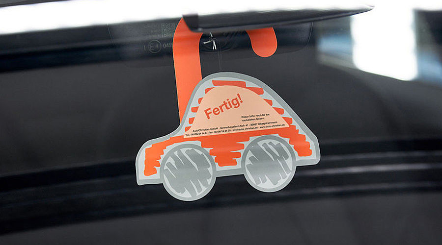 Spielgel-Anhänger Auto Christian