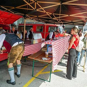Pizzaofen bei den Tagen der offenen Tür