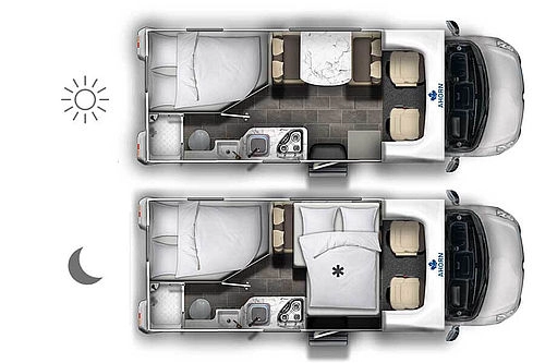 Ahorn Camp T 660 Grundriss