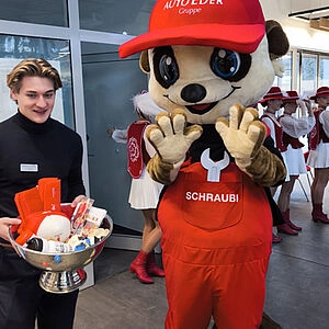 Maskottchen Schraubi