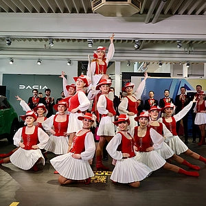 Auftritt der Faschingsgarde.