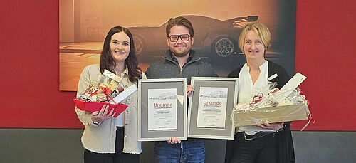 Diana Eiselt, Josef Michael Eder und Renate Leuenberger