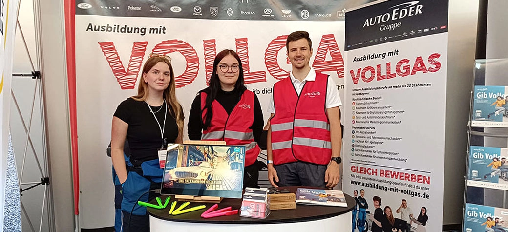 Auszubildende bei der Jobfit Messe