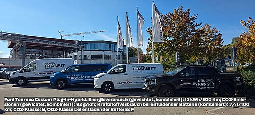 Ford Nutzfahrzeugpalette bei Auto Hartmann Kempten