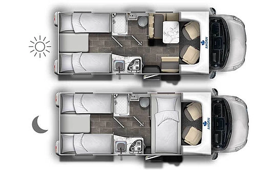 Ahorn Camp T 690 Grundriss