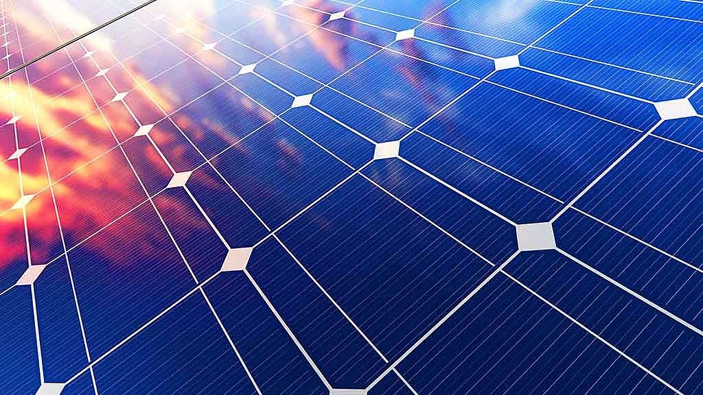 Solar Panel auf Fahrzeug