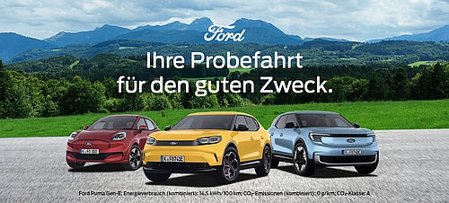 Newsbild Probefahrt für einen guten Zweck