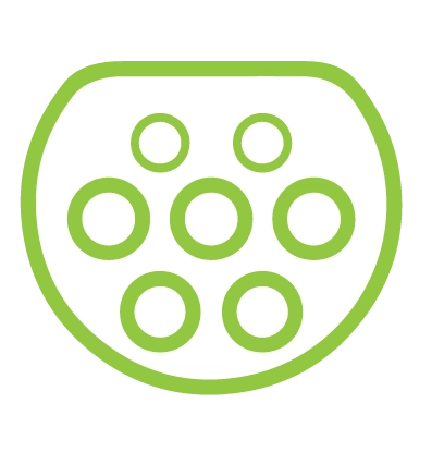 Icon Elektroauto Stecker Typ 2