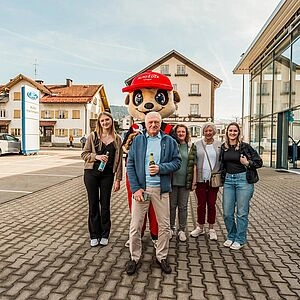 Gruppenfoto mit Schraubi