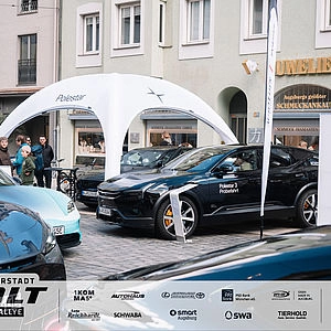 Polstar-Stand auf Volt E-Rallye Augsburg 2024