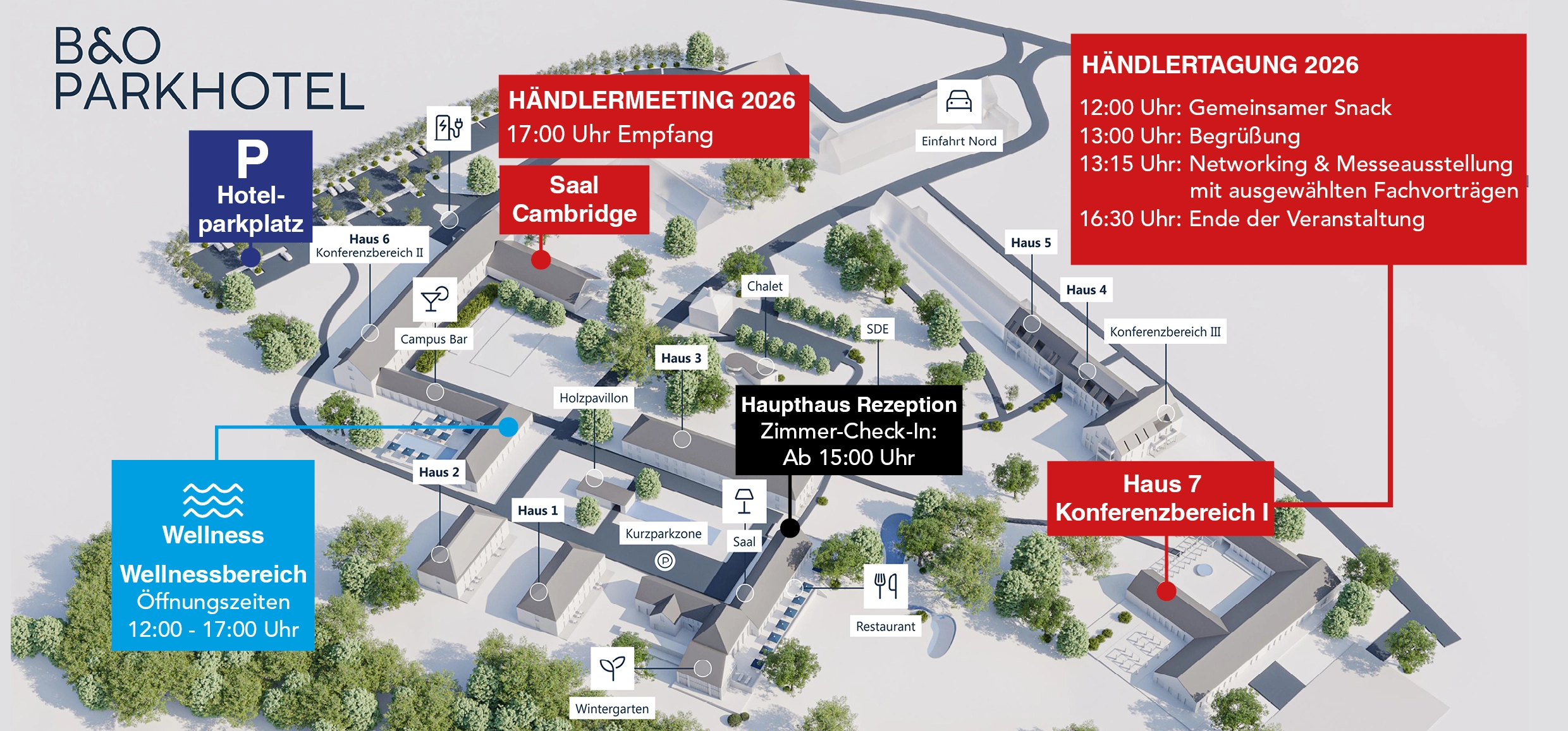 Lageplan B& O, Händlerforum 2026