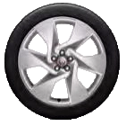 Winterreifen Jaguar I-Pace 20" Style 6007