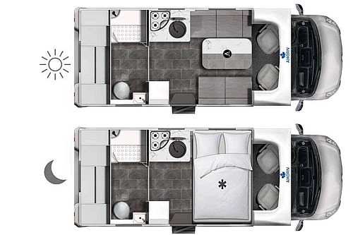 Ahorn Camp T 640 Grundriss