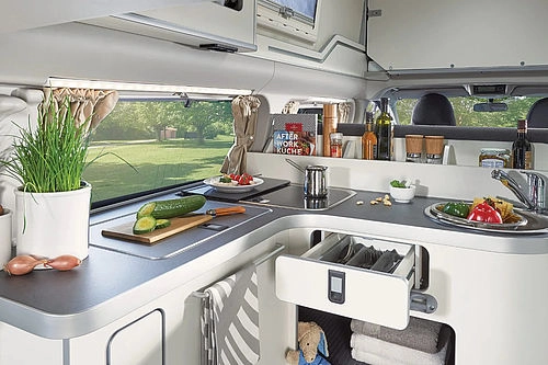 Ford Nugget Hochdach Küche